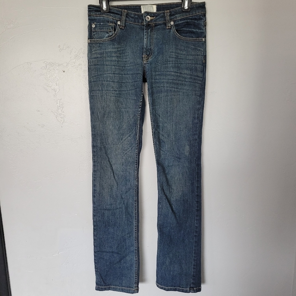 Paper Denim & Cloth Jeans Medium Wash Denim Straight Leg